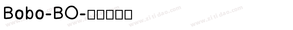 Bobo-BO字体转换
