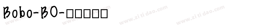 Bobo-BO字体转换