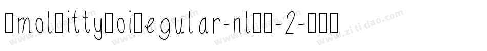 SmolKittyBoiRegular-nlMO-2字体转换
