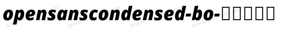 opensanscondensed-bo字体转换