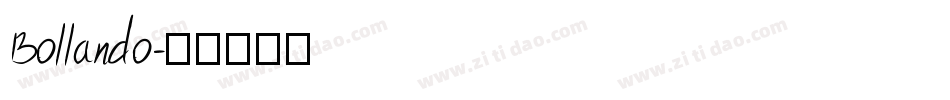Bollando字体转换
