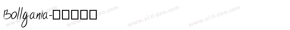 Bollgania字体转换