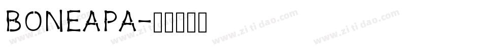 BONEAPA字体转换