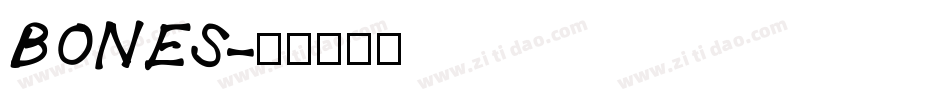 BONES字体转换