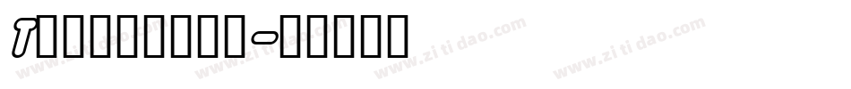 Thickhead字体转换
