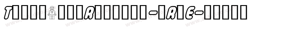 ThickthinRegular-gRlE字体转换