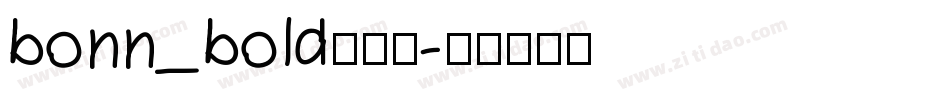 bonn_bold转换器字体转换