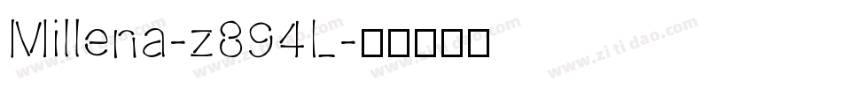 Millena-z894L字体转换