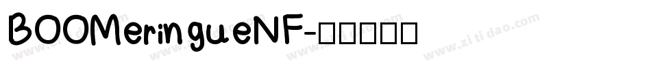 BOOMeringueNF字体转换