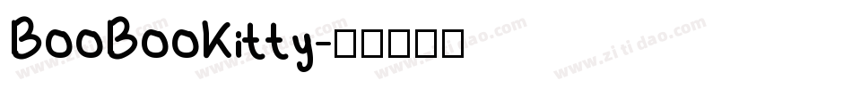 BooBooKitty字体转换