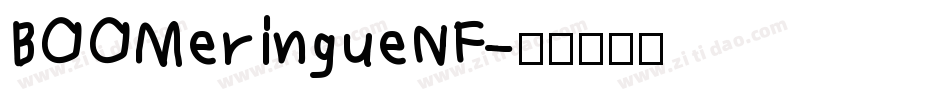 BOOMeringueNF字体转换