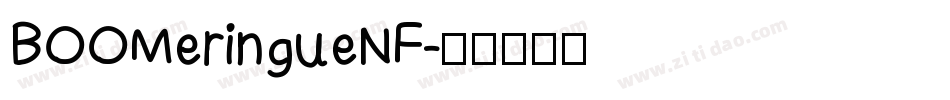 BOOMeringueNF字体转换