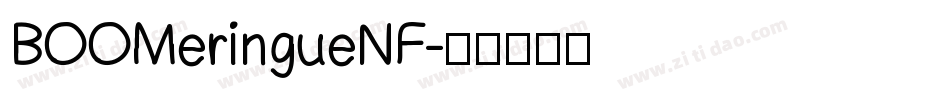 BOOMeringueNF字体转换