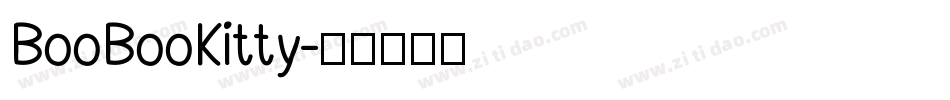 BooBooKitty字体转换