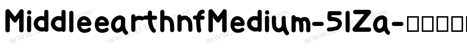 MiddleearthnfMedium-5lZa字体转换