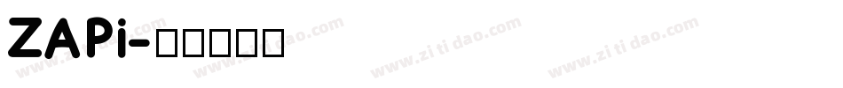 ZAPi字体转换