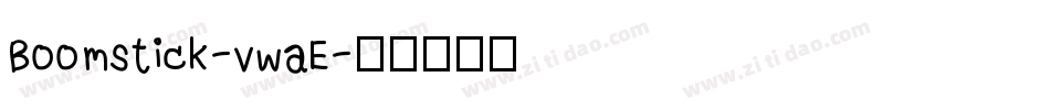 Boomstick-vwaE字体转换