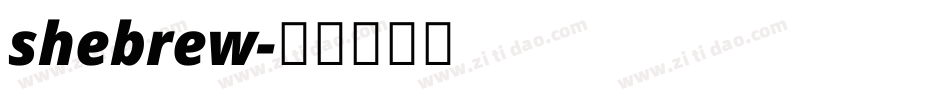 shebrew字体转换