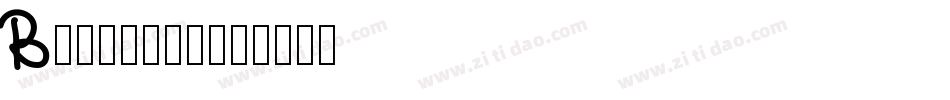Borracho字体转换