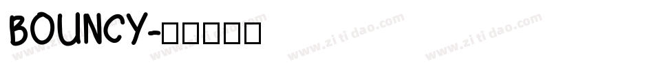 BOUNCY字体转换