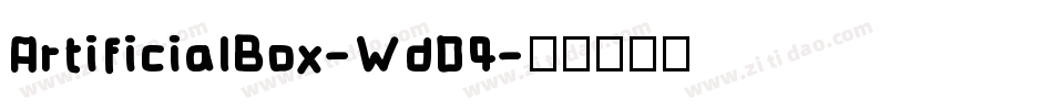 ArtificialBox-WdD4字体转换