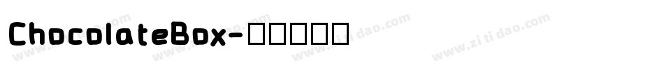 ChocolateBox字体转换