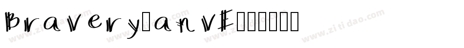 Bravery-anvE字体转换
