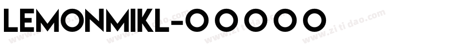 LEMONMIKL字体转换