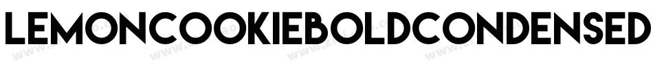 Lemoncookieboldcondensed-eGYB字体转换