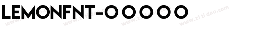 Lemonfnt字体转换