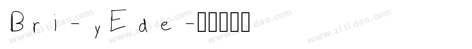 Bri-yEde字体转换