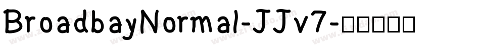 BroadbayNormal-JJv7字体转换