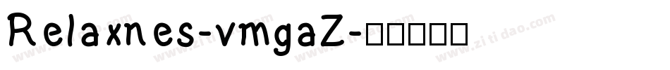 Relaxnes-vmgaZ字体转换