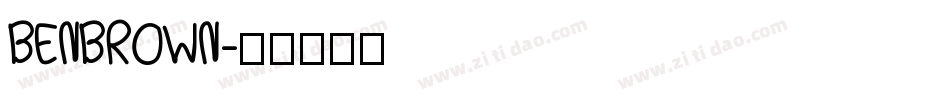 BENBROWN字体转换