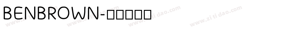 BENBROWN字体转换