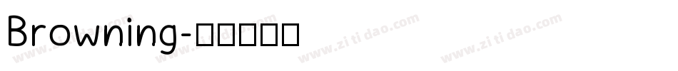 Browning字体转换