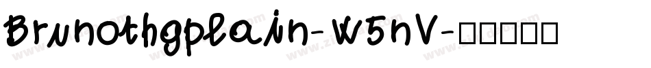 Brunothgplain-W5nV字体转换