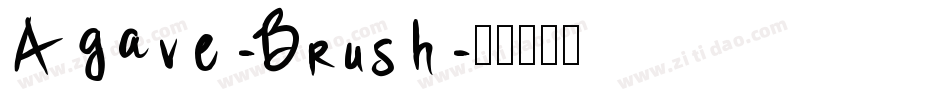 Agave-Brush字体转换