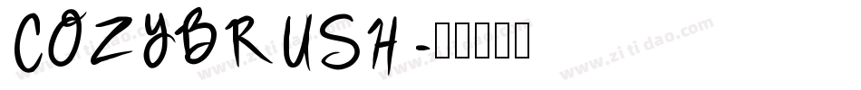 COZYBRUSH字体转换
