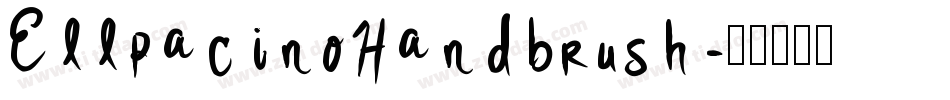 EllpacinoHandbrush字体转换
