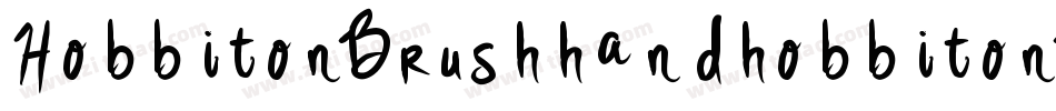 HobbitonBrushhandhobbitonBrush-WygA字体转换