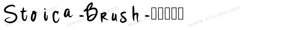 Stoica-Brush字体转换