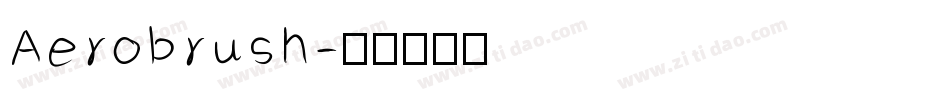 Aerobrush字体转换