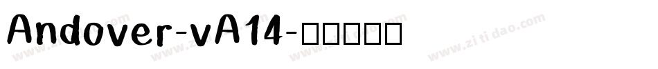 Andover-vA14字体转换