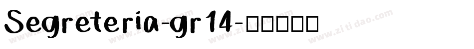 Segreteria-gr14字体转换