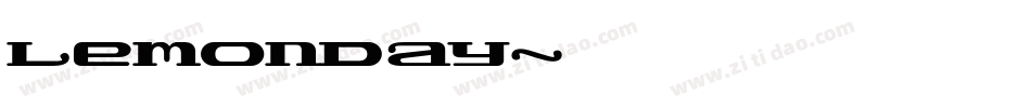 Lemonday字体转换