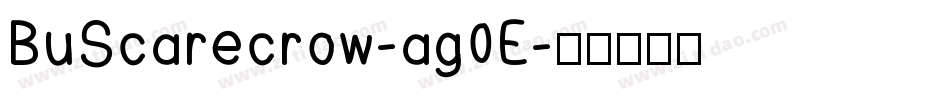 BuScarecrow-ag0E字体转换