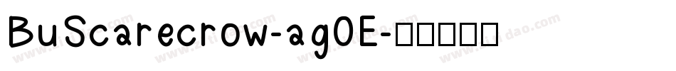 BuScarecrow-ag0E字体转换