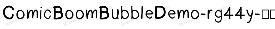 ComicBoomBubbleDemo-rg44y字体转换