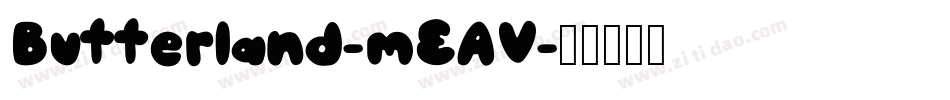 Butterland-mEAV字体转换